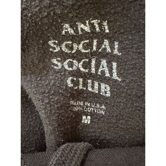 Anti Social Social Club Hoodie M Men Black Boden Autohaus ASSC Pullover Racing - Picture 3 of 4